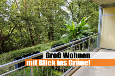 Groß Wohnen mit Blick ins Grüne!