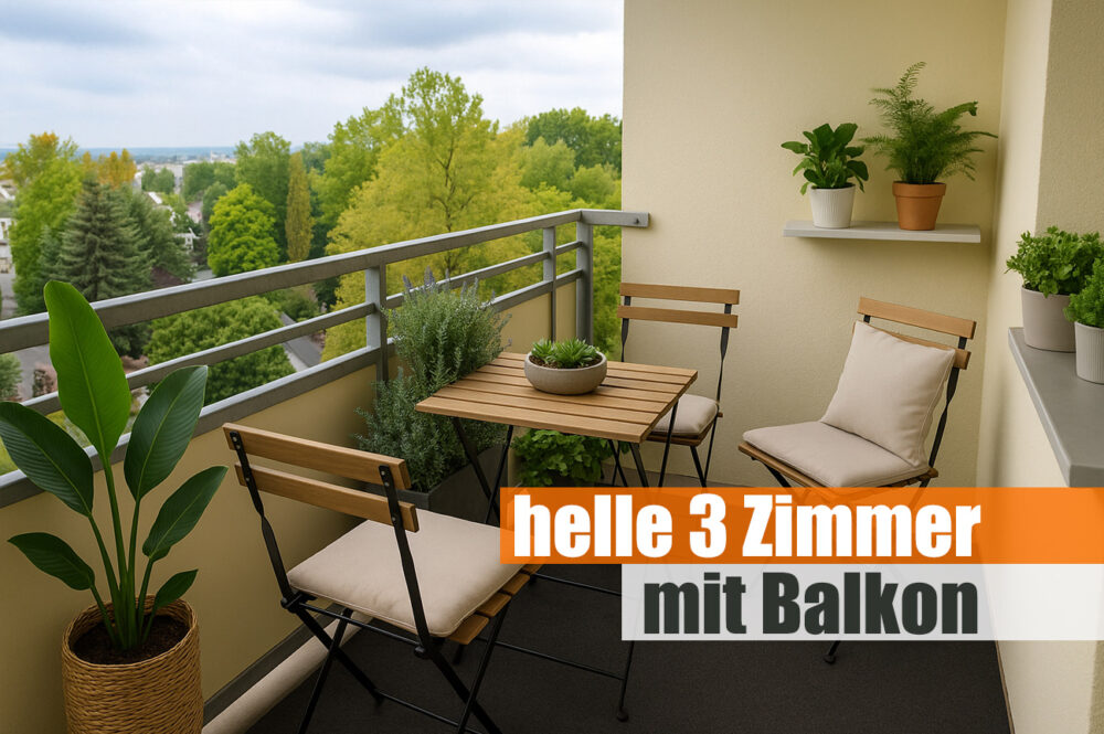 helle 3 Zimmer