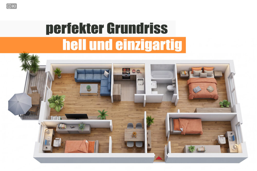 perfekter Grundriss